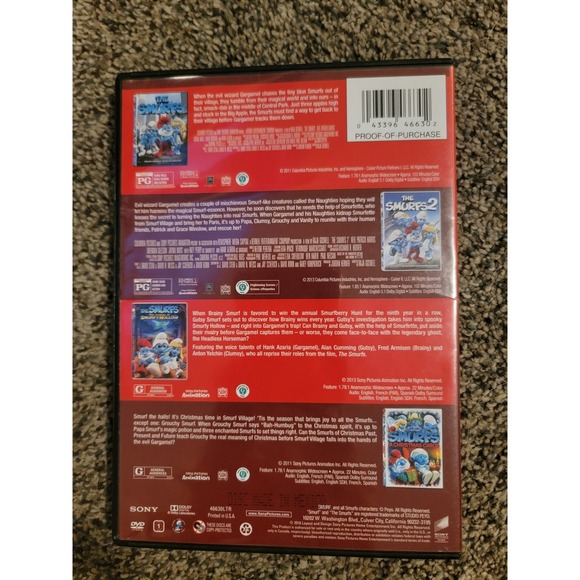 The Smurfs Collection 4 Great Movies 1 Great Price DVD Set - Picture 2 of 5